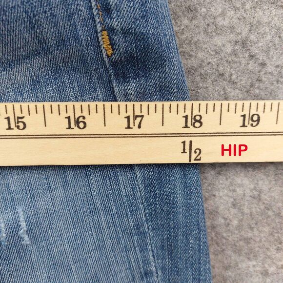 J.Crew Jeans Womens Sz 28 Ankle Toothpick Skinny Stretch Distressed Y2K Low Rise - Picture 5 of 12